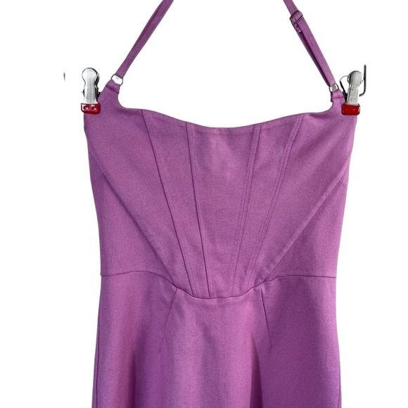 NOAM x REVOLVE Mystique Halter Mini Dress in Orchid - Picture 5 of 16